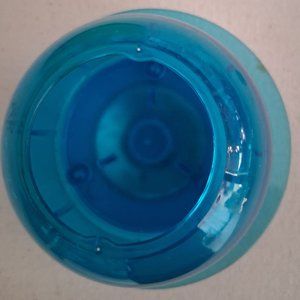 Blue cat puzzle feeder "fish bowl"